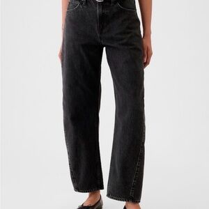 GAP High Rise Barrel Jeans